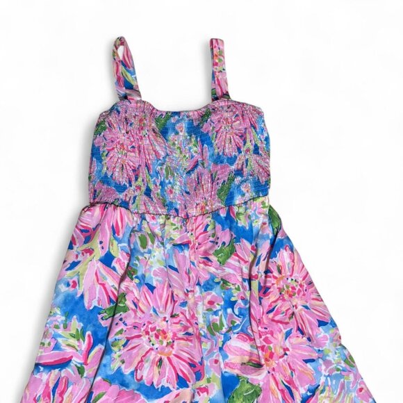 Womens Floral Wide Leg Jumpsuit - Picture 2 of 4